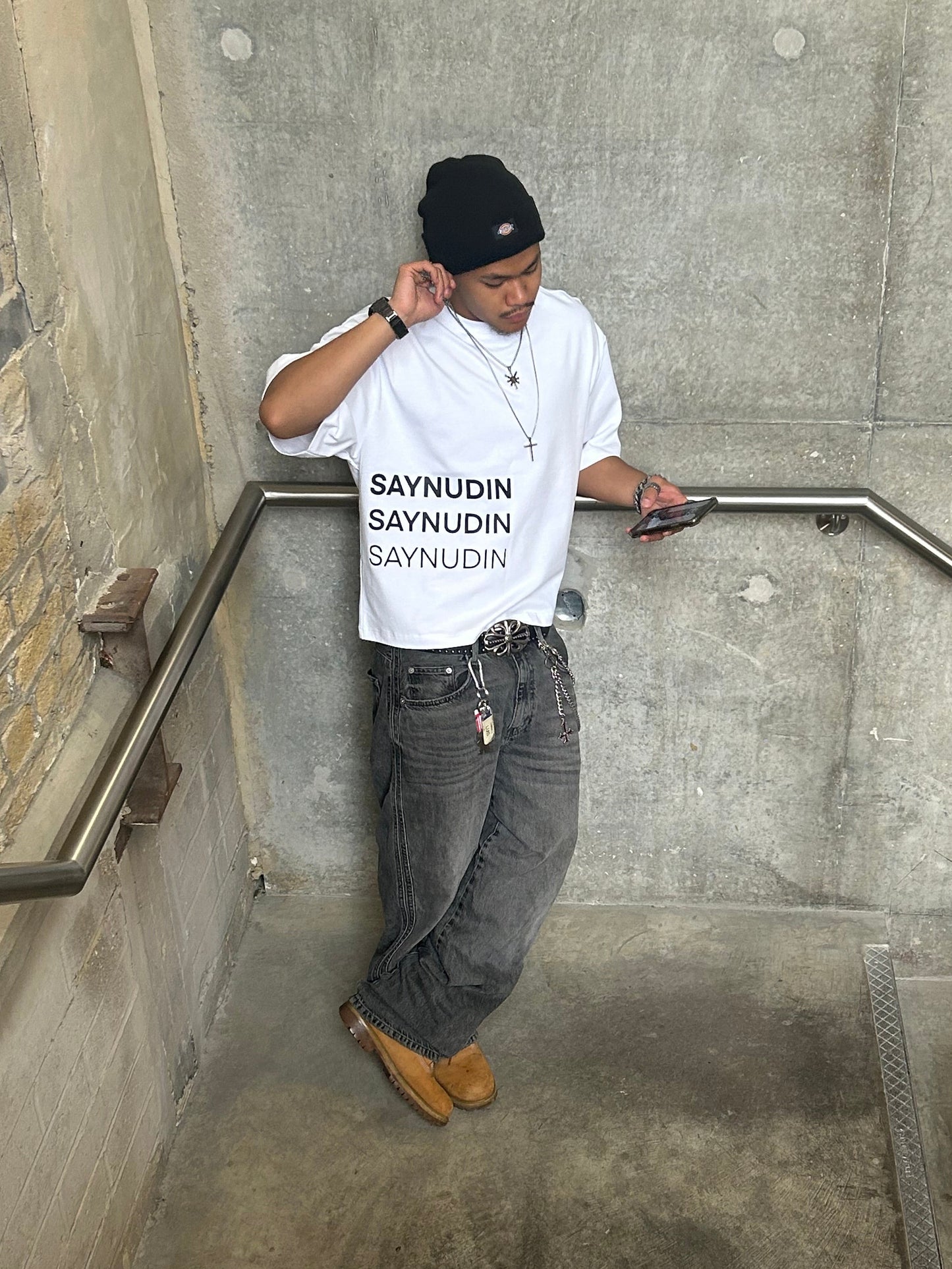 COTTON CROPPED FIT T-SHIRT